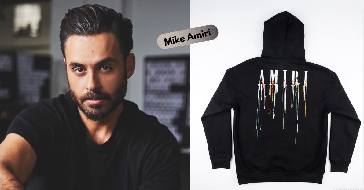 Mike Amiri American fashion designer and founder of AMIRI luxury fashion brand.