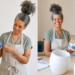 Alisabeth Brown inspired artist studio with pottery and glass work