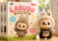 Pop Mart Labubu mystery box packaging showing available character designs and secret figure odds