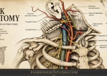 A precise digital medical illustration showcasing the cross-section anatomy of a human heart with clear structural labels for clinical education.