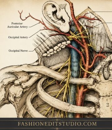 A precise digital medical illustration showcasing the cross-section anatomy of a human heart with clear structural labels for clinical education.